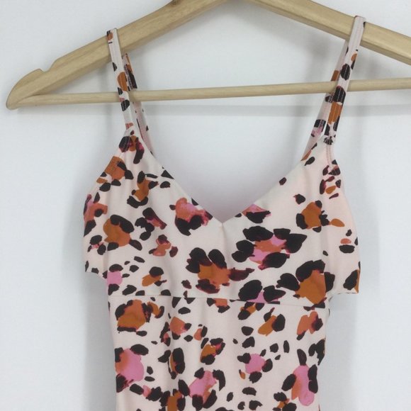 Hula Honey Pink Leopard Swimsuit Size Extra Small XS One Piece Animal Print NEW - Picture 5 of 9